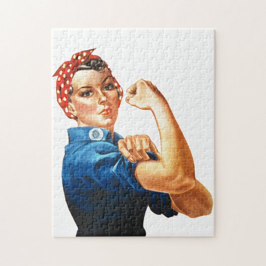 We kunnen het doen door de riveter vrouwen kracht  legpuzzel (Verticaal)