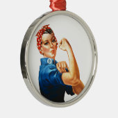 We kunnen het doen door de riveter vrouwen kracht  metalen ornament (Rechts)