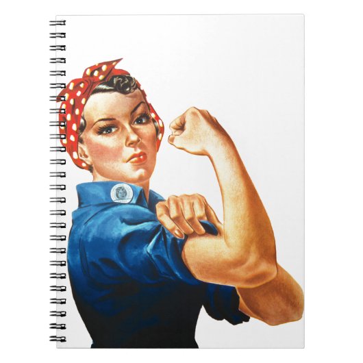 We kunnen het doen door de riveter vrouwen kracht  notitieboek (Voorkant)