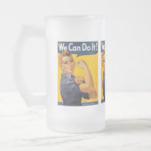 We kunnen het doen in de Tweede Wereldoorlog Matglas Bierpul (Links)