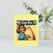 We kunnen het doen - Indian Rosie de rivier Briefkaart (Staand voorkant)