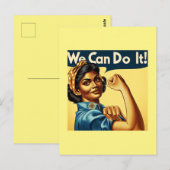 We kunnen het doen - Indian Rosie de rivier Briefkaart (Voorkant / Achterkant)