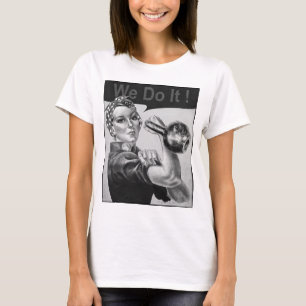 We kunnen het doen Kettlebell T-shirt B&W