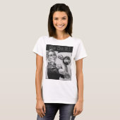 We kunnen het doen Kettlebell T-shirt B&W (Voorkant volledig)