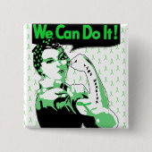 We kunnen het doen, Lyme Disease Warrior Button (Voorkant)
