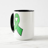 We kunnen het doen, Lyme Disease Warrior Coffee Cu Mok (Voorkant links)