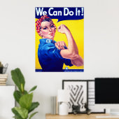 We kunnen het doen met de Riveter Extra Groot Post Poster (Thuiskantoor)