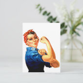 We kunnen het doen met de Riveter WII Propaganda Briefkaart (Staand voorkant)