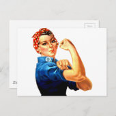 We kunnen het doen met de Riveter WII Propaganda Briefkaart (Voorkant / Achterkant)