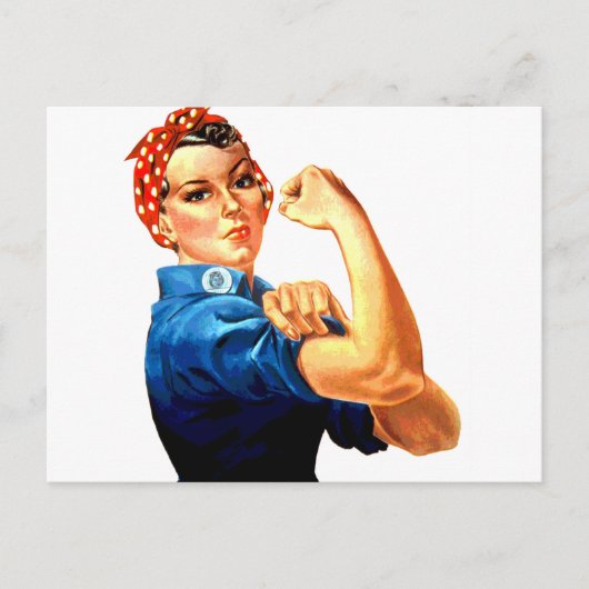 We kunnen het doen met de Riveter WII Propaganda Briefkaart (Voorkant)