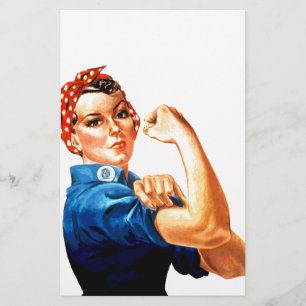 We kunnen het doen met de Riveter WII Propaganda Briefpapier