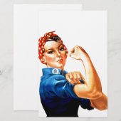 We kunnen het doen met de Riveter WII Propaganda Briefpapier (Voorkant / Achterkant)