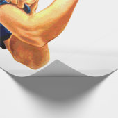 We kunnen het doen met de Riveter WII Propaganda Cadeaupapier (Hoek)