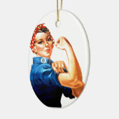 We kunnen het doen met de Riveter WII Propaganda Keramisch Ornament (Links)