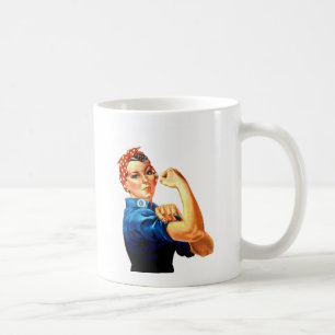 We kunnen het doen met de Riveter WII Propaganda Koffiemok
