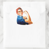 We kunnen het doen met de Riveter WII Propaganda Ovale Sticker (Tas)
