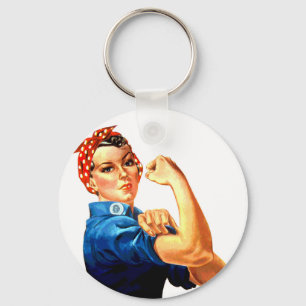 We kunnen het doen met de Riveter WII Propaganda Sleutelhanger