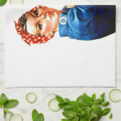 We kunnen het doen met de Riveter WII Propaganda Theedoek (Gevouwen)