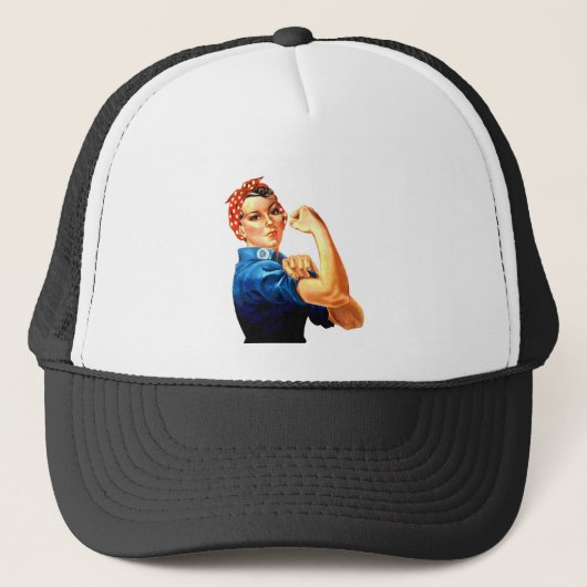 We kunnen het doen met de Riveter WII Propaganda Trucker Pet (Voorkant)