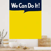 We kunnen het doen met Rosie Poster (Keuken)