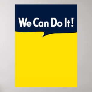 We kunnen het doen met Rosie Poster