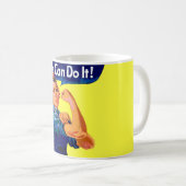 We kunnen het doen - Motivatie Pop kunst Koffiemok (Voorkant rechts)