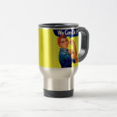 We kunnen het doen - Motivatie Pop kunst Reisbeker (Voorkant rechts)