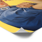 We kunnen het doen op Custom Rosie The Riveter Fem Poster (Hoek)