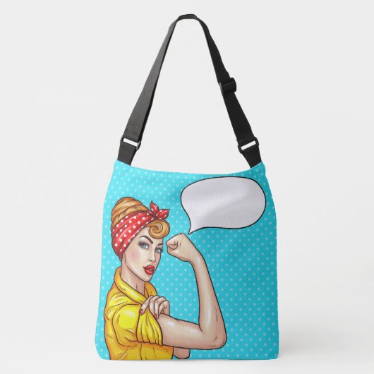 We kunnen het doen Pop kunst afdrukken over heel T Crossbody Tas (Voorkant)
