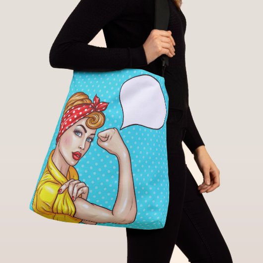 We kunnen het doen Pop kunst afdrukken over heel T Crossbody Tas (Dichtbij)