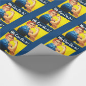 We kunnen het doen - Rosie de Riveter Cadeaupapier (Hoek)
