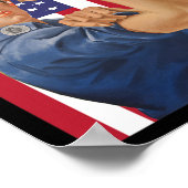 We kunnen het doen Rosie de Riveter Feminist USA F Poster (Hoek)