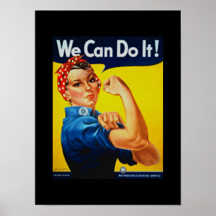 We kunnen het doen Rosie de Riveter Poster