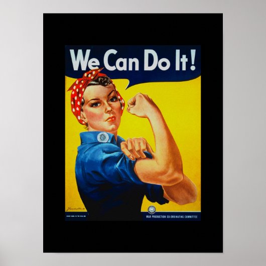 We kunnen het doen Rosie de Riveter Poster (Voorkant)