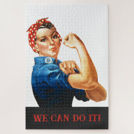 We kunnen het doen Rosie de Riveter Vrouwen Macht Legpuzzel