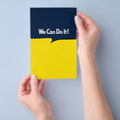 We Kunnen het Doen Rosie Flyer (Hand)