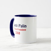 We kunnen het doen - Sarah Palin Mok (Voorkant links)