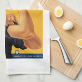 We kunnen het doen theedoek (Quarter Fold)