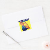We kunnen het doen vierkante sticker (Envelop)
