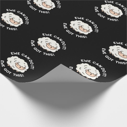 We kunnen het doen, we hebben een grappige schaap  cadeaupapier (Hoek)