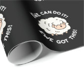 We kunnen het doen, we hebben een grappige schaap  cadeaupapier (Rol Hoek)