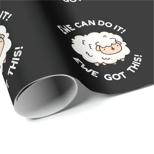 We kunnen het doen, we hebben een grappige schaap  cadeaupapier (Rol Hoek)