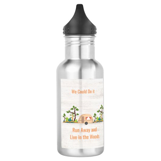 We kunnen het doen, weglopen en in de Bossen leven Waterfles (Links)