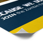 We kunnen het doen - Zombie Poster (Hoek)