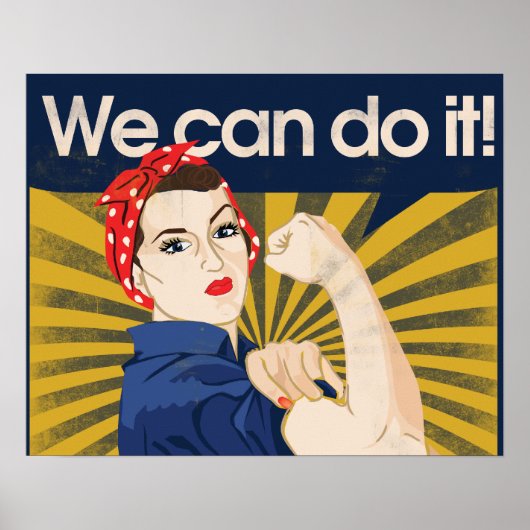 We kunnen het feminisme doen poster (Voorkant)