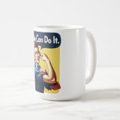 We kunnen het | feminisme koffiemok (Voorkant rechts)