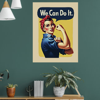 We kunnen het | feminisme poster