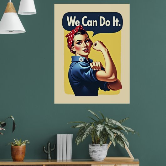 We kunnen het | feminisme poster (Woonkamer 1)