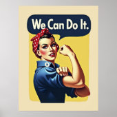 We kunnen het | feminisme poster (Voorkant)