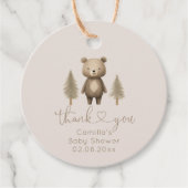 We kunnen het geneutrale Baby shower van de geslac Bedankjes Labels (Voorkant)